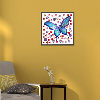 Vivid Butterfly - Special Shaped Drill Diamond Painting 30*30CM