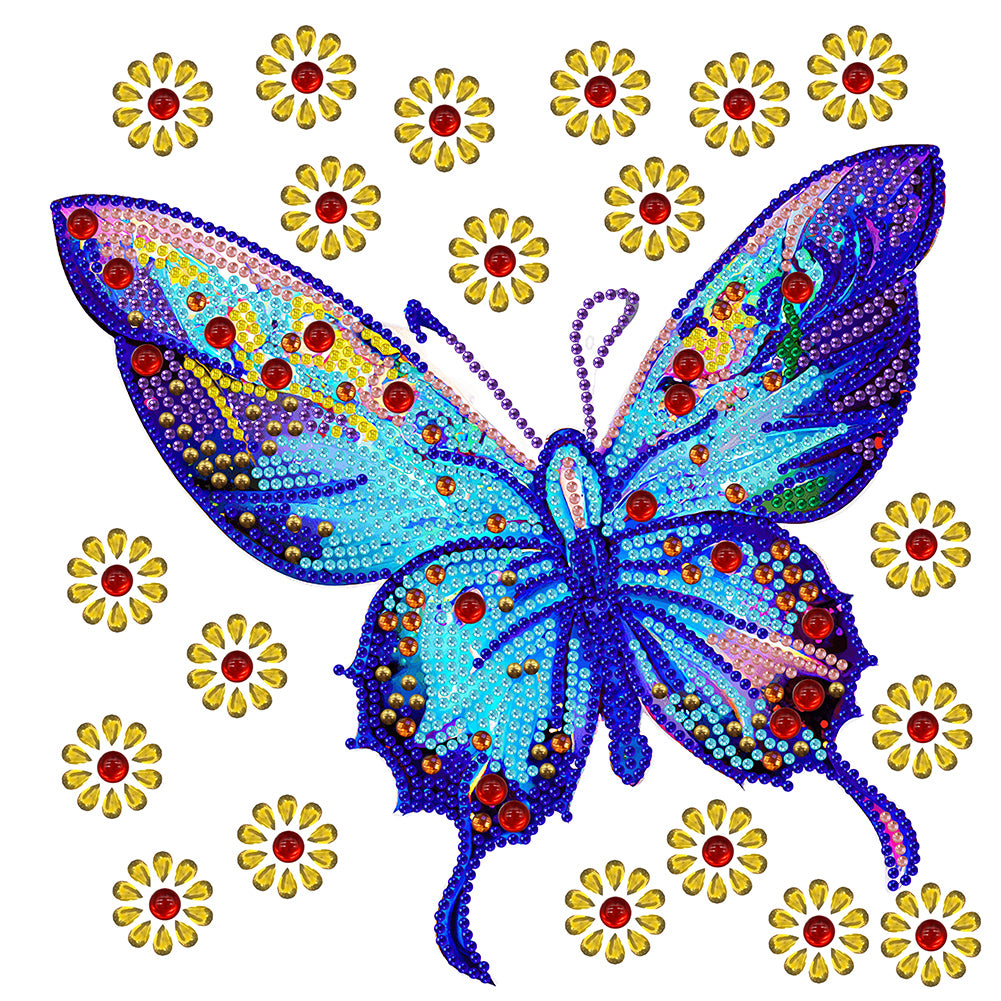 Vivid Butterfly - Special Shaped Drill Diamond Painting 30*30CM