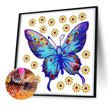 Vivid Butterfly - Special Shaped Drill Diamond Painting 30*30CM