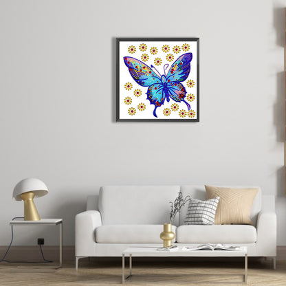 Vivid Butterfly - Special Shaped Drill Diamond Painting 30*30CM