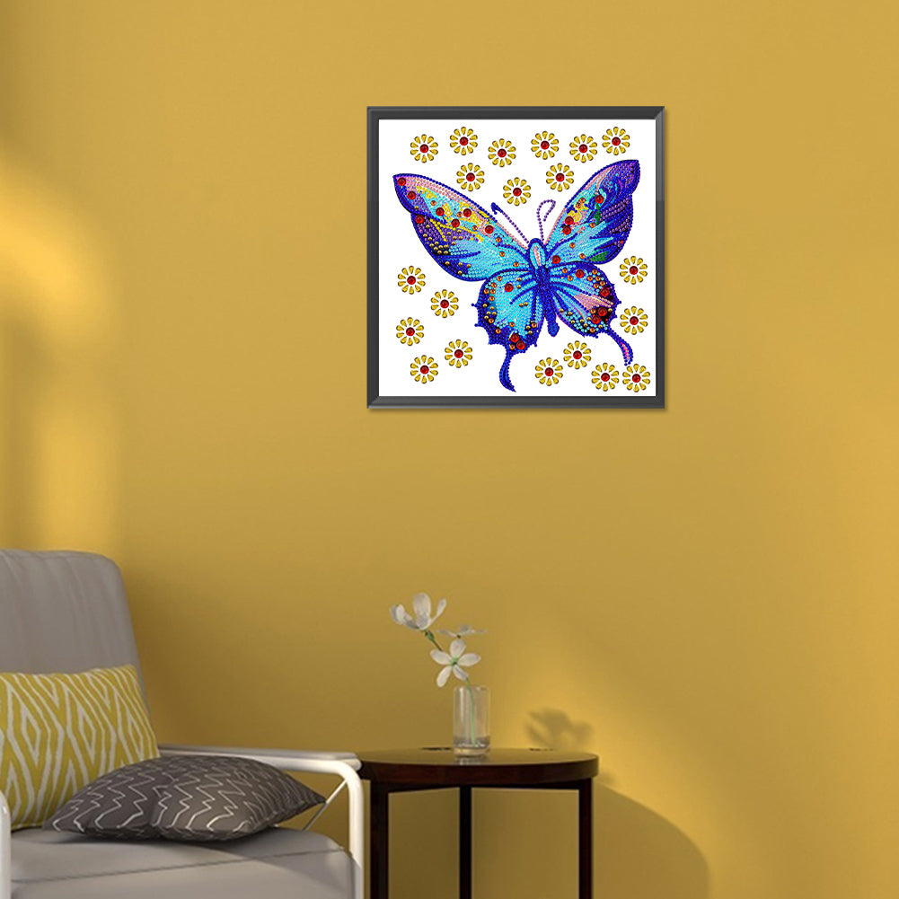 Vivid Butterfly - Special Shaped Drill Diamond Painting 30*30CM