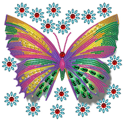 Vivid Butterfly - Special Shaped Drill Diamond Painting 30*30CM