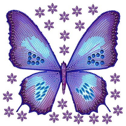 Vivid Butterfly - Special Shaped Drill Diamond Painting 30*30CM