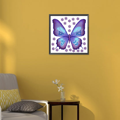 Vivid Butterfly - Special Shaped Drill Diamond Painting 30*30CM