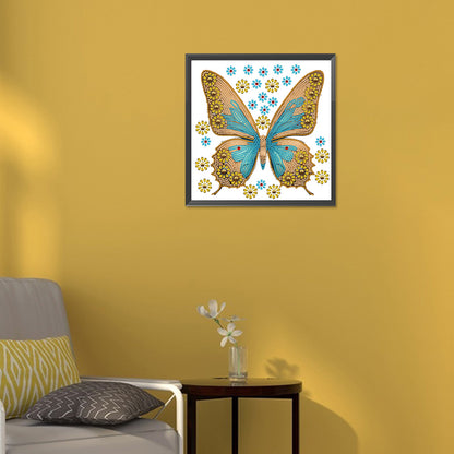 Vivid Butterfly - Special Shaped Drill Diamond Painting 30*30CM