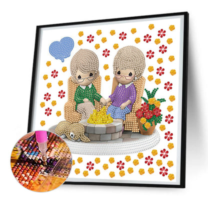 Precious Memory Doll - Special Shaped Drill Diamond Painting 30*30CM