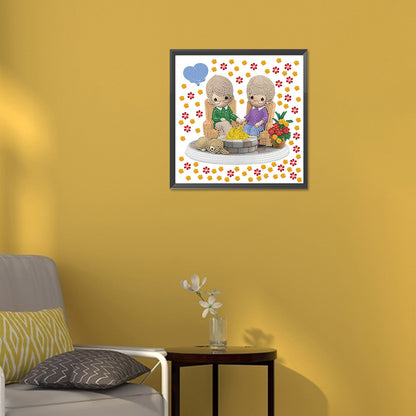 Precious Memory Doll - Special Shaped Drill Diamond Painting 30*30CM