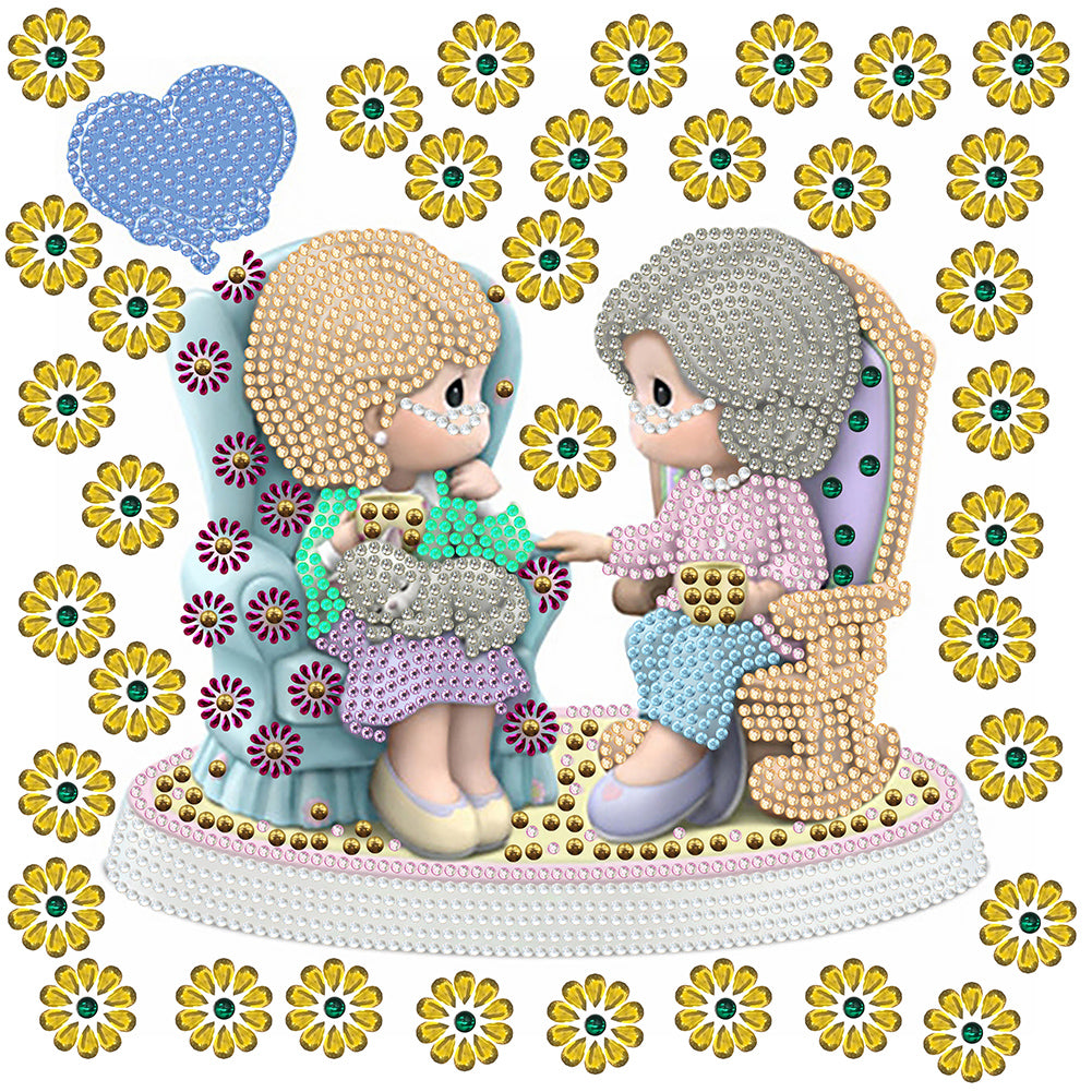 Precious Memory Doll - Special Shaped Drill Diamond Painting 30*30CM