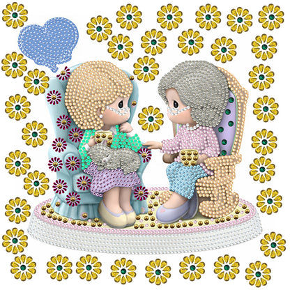 Precious Memory Doll - Special Shaped Drill Diamond Painting 30*30CM