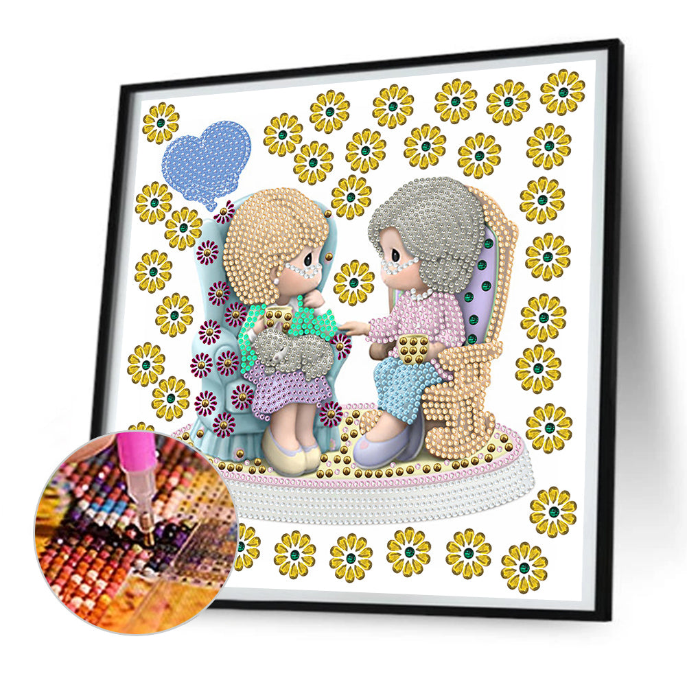 Precious Memory Doll - Special Shaped Drill Diamond Painting 30*30CM
