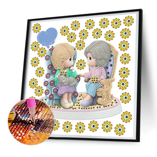 Precious Memory Doll - Special Shaped Drill Diamond Painting 30*30CM