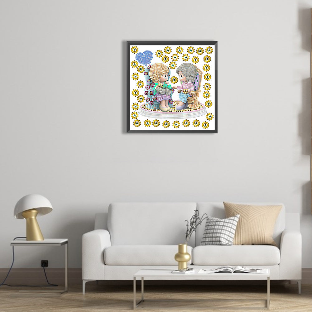 Precious Memory Doll - Special Shaped Drill Diamond Painting 30*30CM