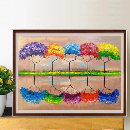 Colorful Tree - Full Round Drill Diamond Painting 40*30CM