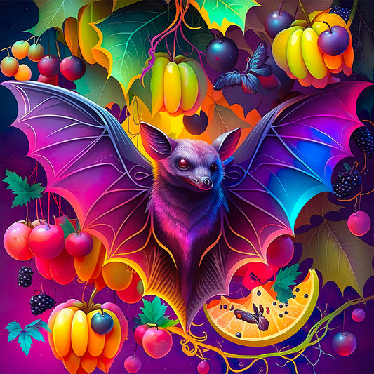 Fruit Bat - Full Round Drill Diamond Painting 35*35CM