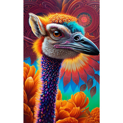 Ostrich - Full Round Drill Diamond Painting 30*50CM