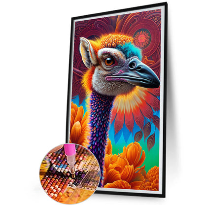 Ostrich - Full Round Drill Diamond Painting 30*50CM