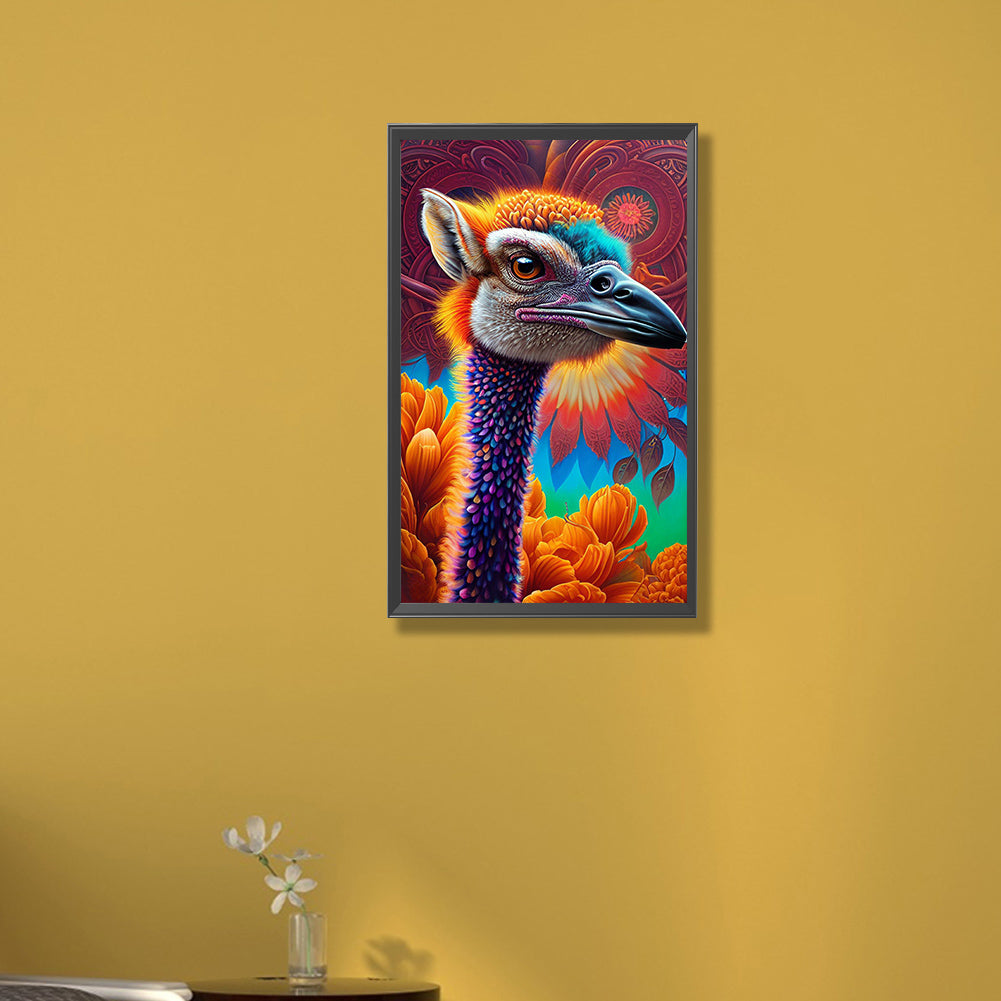 Ostrich - Full Round Drill Diamond Painting 30*50CM