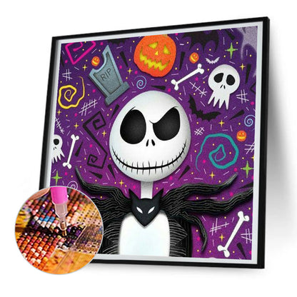 Skull - Full Round Drill Diamond Painting 30*30CM