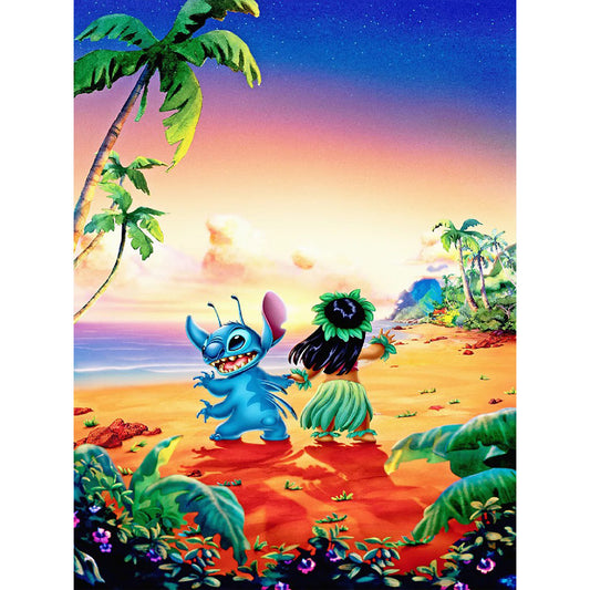 Stitch - Full Round Drill Diamond Painting 30*40CM