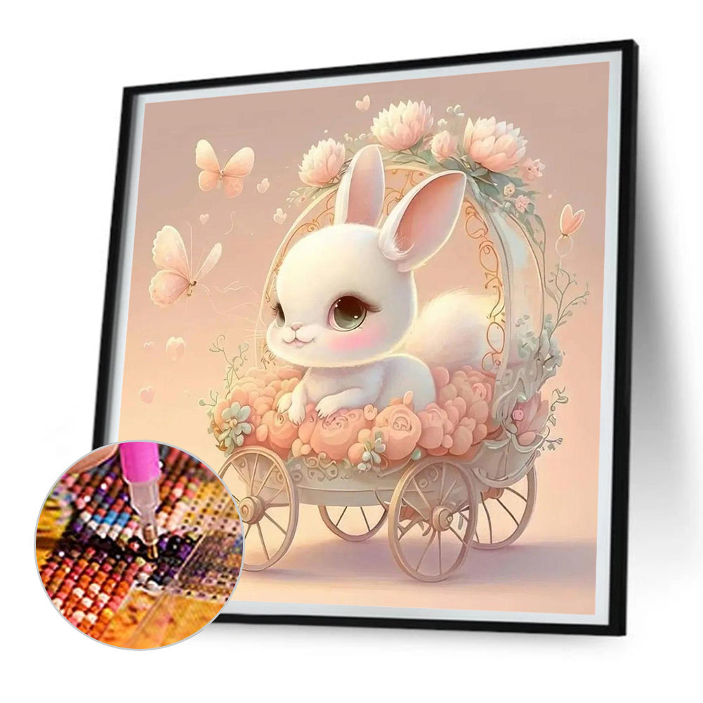 Rabbit - Full Round Drill Diamond Painting 30*30CM