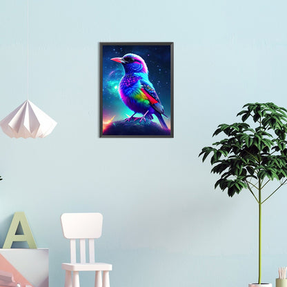 Hummingbird Looking Up At The Stars - Full Round Drill Diamond Painting 30*40CM