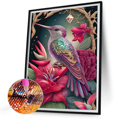 Bird - Full Round Drill Diamond Painting 30*40CM