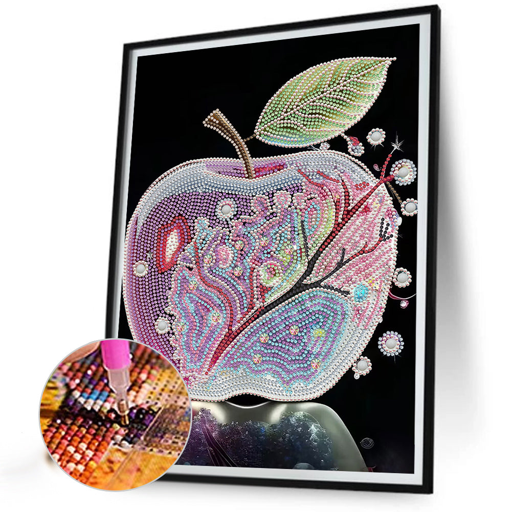 Purple Apple - Special Shaped Drill Diamond Painting 30*40CM