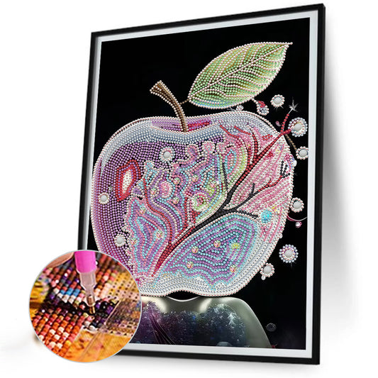 Purple Apple - Special Shaped Drill Diamond Painting 30*40CM