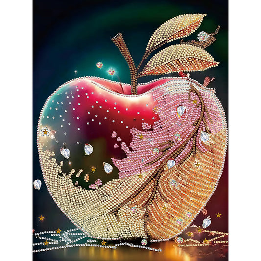 Red And Green Apples - Special Shaped Drill Diamond Painting 30*40CM