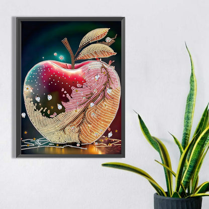 Red And Green Apples - Special Shaped Drill Diamond Painting 30*40CM