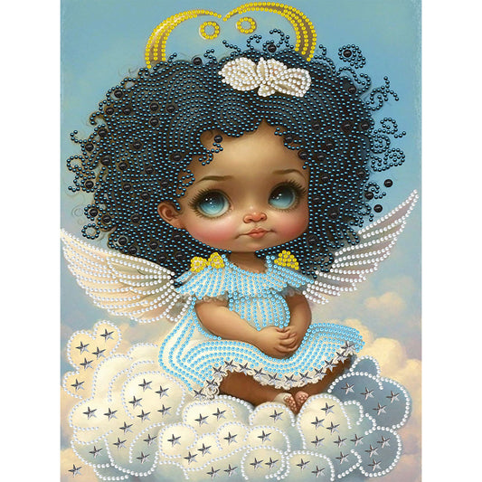 Angel Little Girl - Special Shaped Drill Diamond Painting 30*40CM