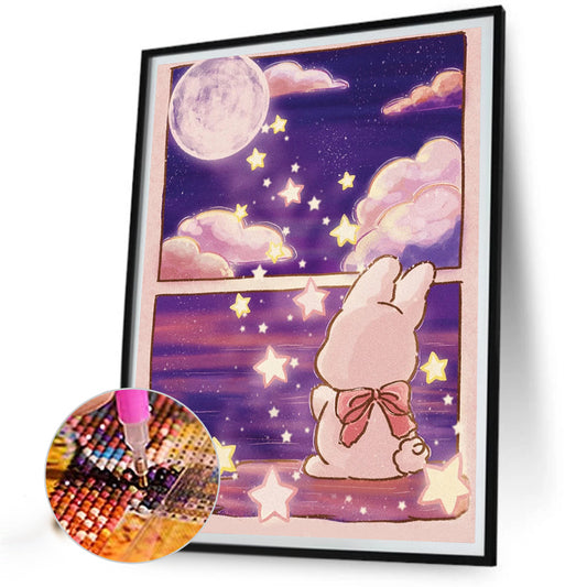 Star Bunny - Full Round Drill Diamond Painting 40*50CM
