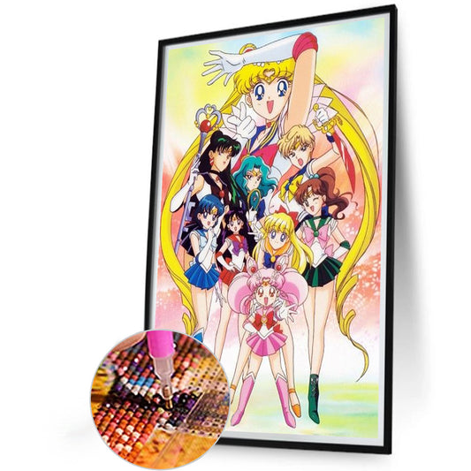 Sailor Moon - Full Round Drill Diamond Painting 40*60CM