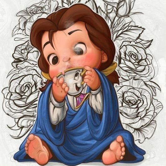 Princess Belle - Full Round Drill Diamond Painting 30*30CM