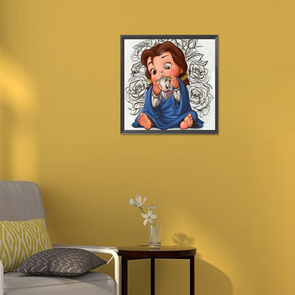 Princess Belle - Full Round Drill Diamond Painting 30*30CM
