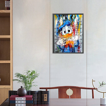 Donald Duck - Full Round Drill Diamond Painting 30*40CM