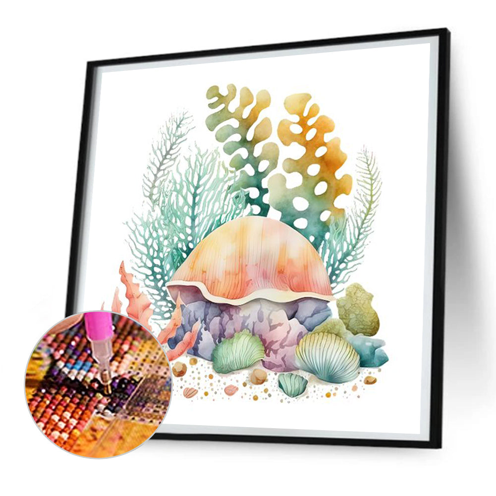 Coral Shell - Full Round Drill Diamond Painting 30*30CM