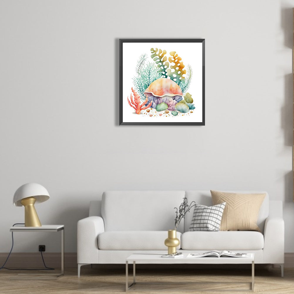 Coral Shell - Full Round Drill Diamond Painting 30*30CM