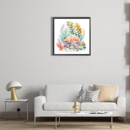 Coral Shell - Full Round Drill Diamond Painting 30*30CM