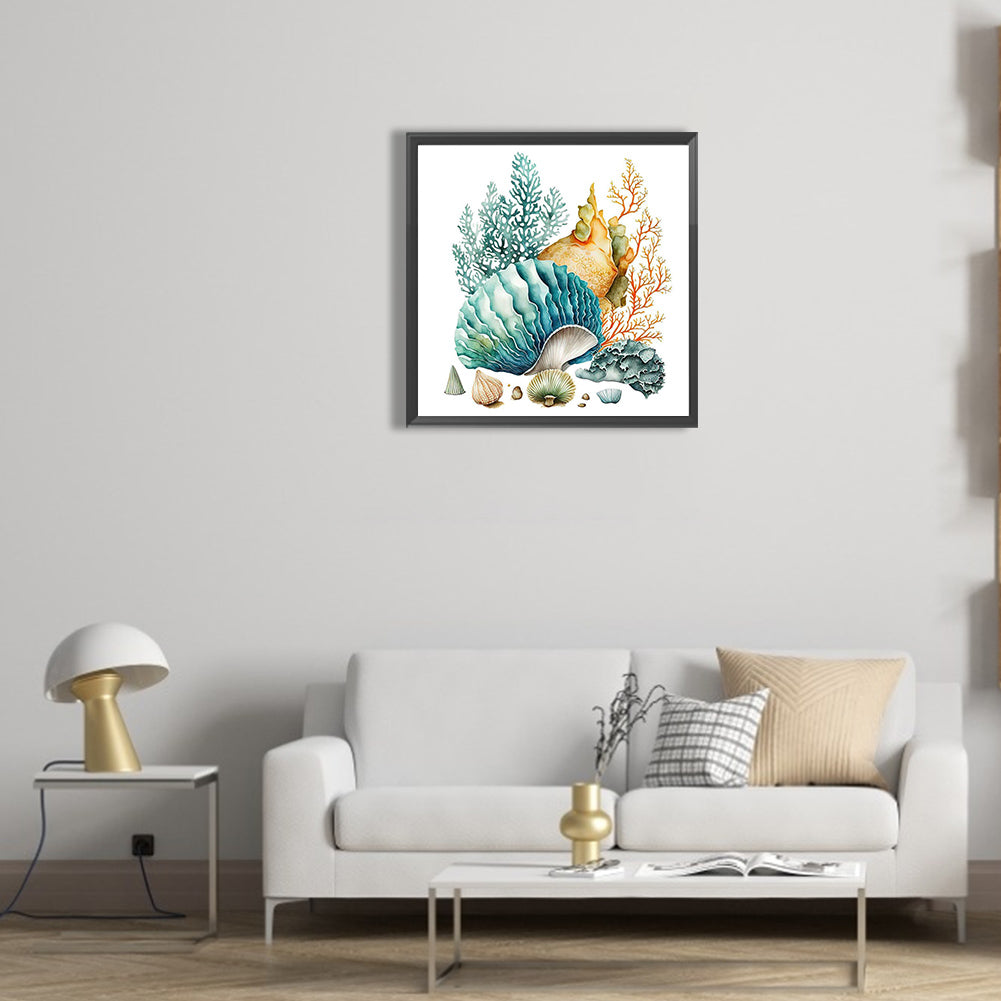 Coral Shell - Full Round Drill Diamond Painting 30*30CM