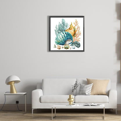 Coral Shell - Full Round Drill Diamond Painting 30*30CM
