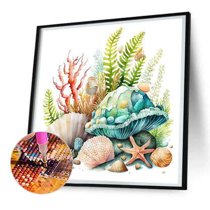Coral Shell - Full Round Drill Diamond Painting 30*30CM