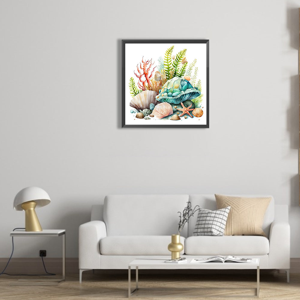Coral Shell - Full Round Drill Diamond Painting 30*30CM