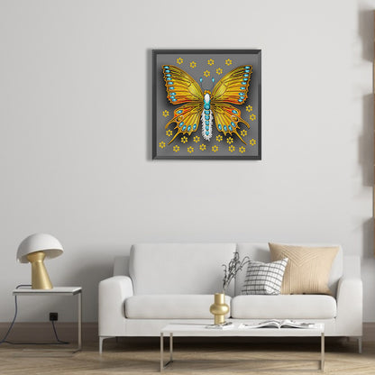 Butterfly Dragonfly - Special Shaped Drill Diamond Painting 30*30CM