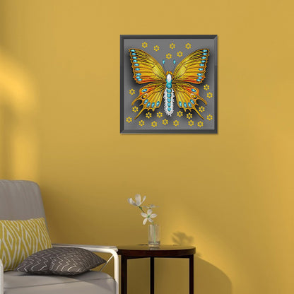 Butterfly Dragonfly - Special Shaped Drill Diamond Painting 30*30CM