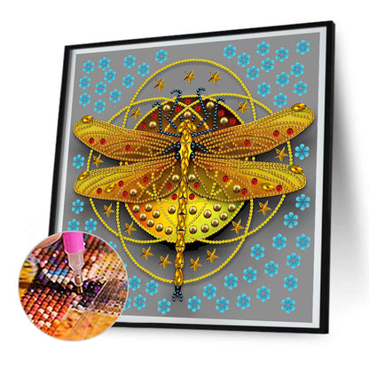 Butterfly Dragonfly - Special Shaped Drill Diamond Painting 30*30CM