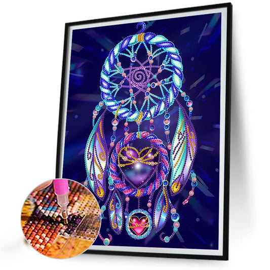 Dream Catcher - Special Shaped Drill Diamond Painting 30*40CM