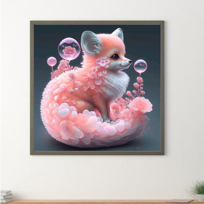 Pink Fox - Full Square Drill Diamond Painting 40*40CM