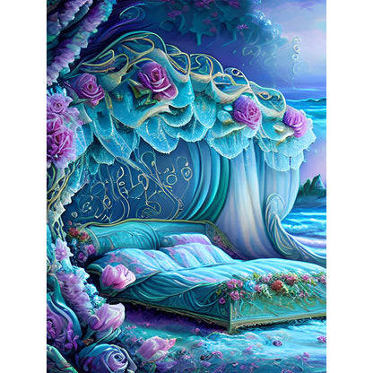 Princess Bed - Full Round Drill Diamond Painting 30*40CM