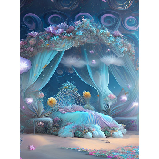 Princess Bed - Full Round Drill Diamond Painting 30*40CM